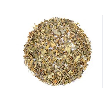 Close view of the Minty Moringa Botanical Tea blend