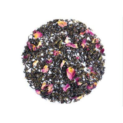 Close view of the Black Rose Tea blend